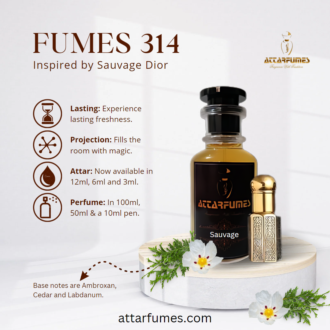 Fumes#314 (Inspired By Sauvage Dior)